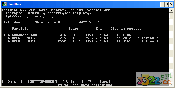 testdisk修复硬盘下载-TestDisk下载 V7.5绿色汉化版(磁盘修复)插图8