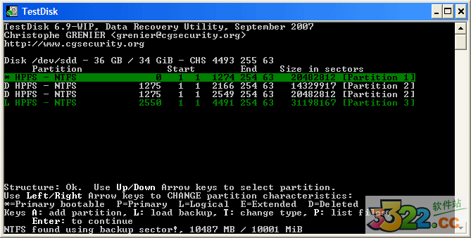 testdisk修复硬盘下载-TestDisk下载 V7.5绿色汉化版(磁盘修复)插图9