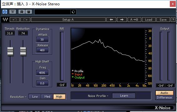 x-noise绿色版下载-Waves x-noise下载 V10.0.1.3绿色激活版(降噪插件)插图9