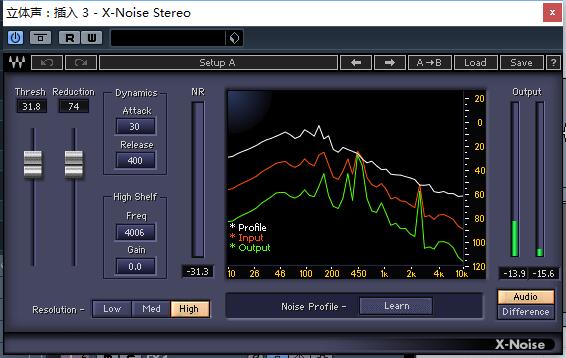 x-noise绿色版下载-Waves x-noise下载 V10.0.1.3绿色激活版(降噪插件)插图12
