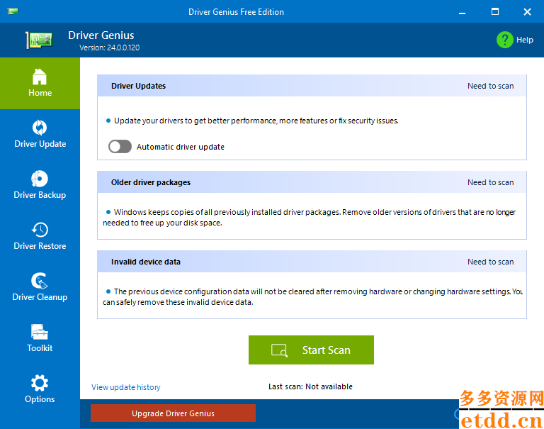 驱动自动更新工具官方电脑版下载安装-Driver Genius(驱动自动更新工具)下载 v24.0.0